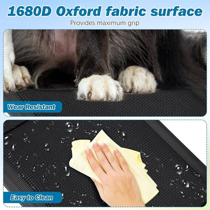 Рампа для собак, розкладна, 180 см, для авто, вантажівок та SUV, до 130 кг, алюмінієвий каркас