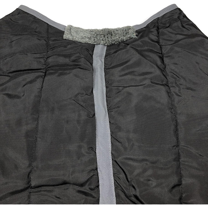 Зимова деки для коня, 500g, утеплена, м'яка, зручна, для стійла, чорна, 128 см