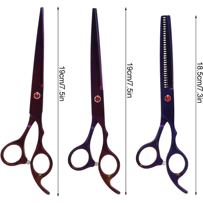 Професійний набір ножиць для грумінгу собак, інструмент для догляду за тваринами, для собак, котів та інших тварин
