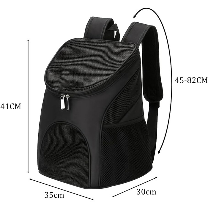 Рюкзак для тварин: переноска для собак та котів з вікном, дихаючий, зручний, складний, сітка, переноска для котів та собак