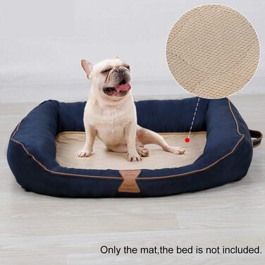 Водонепроникний килимок для собак, миючий, нековзний, швидковисихаючий, для дивана, авто, клітки, трави, ліжка (100 x 67 см)