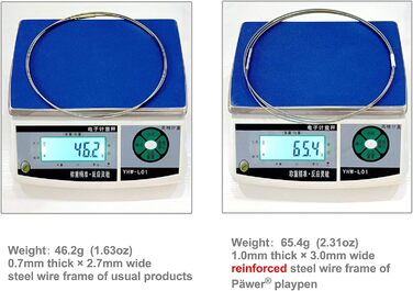 Портативний вольєр для тварин Pawer, 114x61 см, 8 панелей, оранжево-сірий, з можливістю персоналізації, 600D Oxford, для котів/собак/цуценят