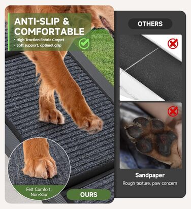 Рампа для собак Hunderampe, 170 см, складана, для авто, з неслизькою поверхнею, до 113.4 кг, легка та портативна