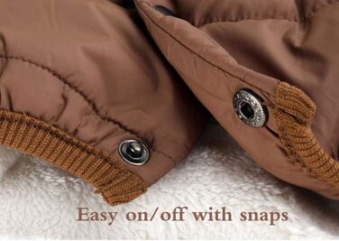 Зимовий теплий одяг для собак Oncpcare: теплий, непромокаючий костюм з флісу для собак, тепла жилетка для собак та котів, підходить для розміру 2XL (обхват грудей 72 см)