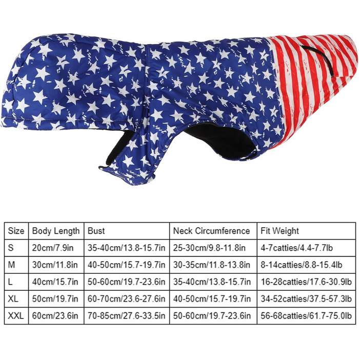 Водонепроникна тепла куртка для собак на зиму, Winddicht, XL, Little Surprise