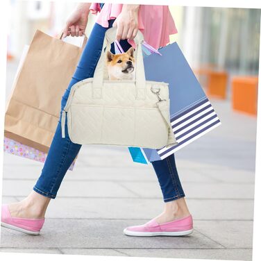 Транспортна сумка для котів та собак INOOMP: міцна, складана, з кишенею, для подорожей