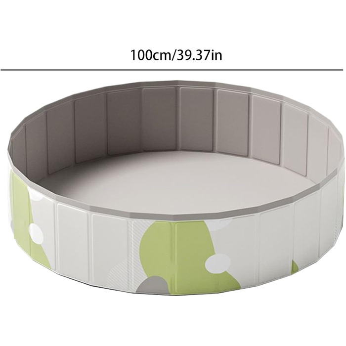 Надувний басейн для собак та котів, 80/100 см | Зручний, портативний, літній басейн для тварин