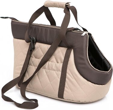 Сумка-переноска для собак та котів, R2, бежево-коричнева