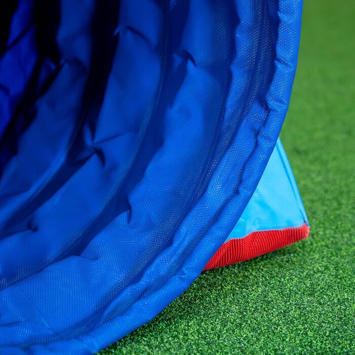 Тренажер для аджиліті Calliway® для собак, тунель 60 см, 360° FullGrip, блакитний (6 м)