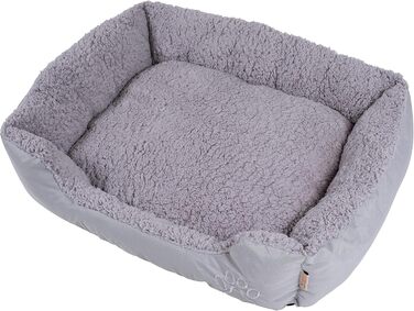 Крісло-лежанка для собак ESTEXO, 60x48x18 см, сірий колір