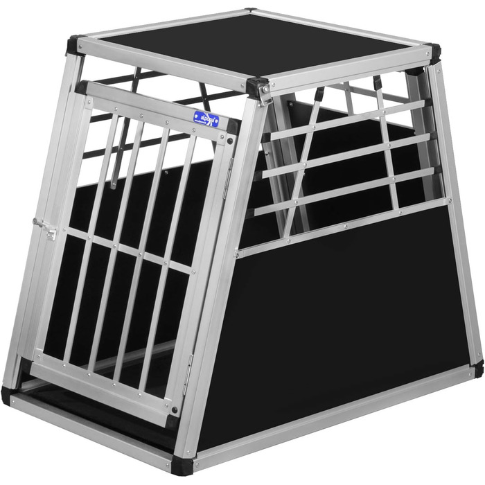 Транспортний бокс для собак Transportbox N4, алюміній, 82x50x69.5 см, з аварійним виходом