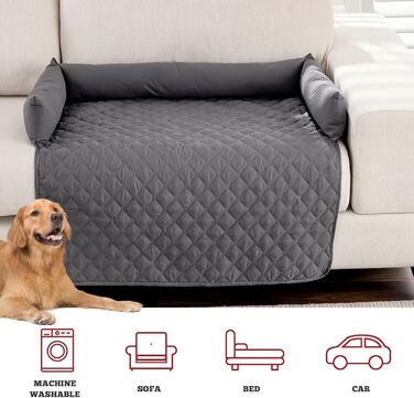 М'яке ліжко для собак - захист дивану, пухке подушкове покриття для великих, середніх та маленьких собак, плюшевий килимок для собак 75*75 см