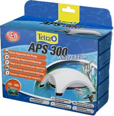 Tetra APS 300 тиха мембранна помпа для акваріума 120-300 л, біла