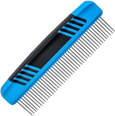 Грумінг гребінець GROOM PROFESSIONAL для собак - ротаційний, з федер-зубцями, зменшує виривання шерсті