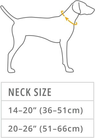 Ошийник для собак Ruffwear Knot-a-Collar, середній, регульований, з альпіністського шнура, для прогулянок, 36–50 см, чорний обсидіан