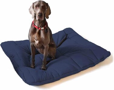 Елегантна подушка для собак Maxy, 60x100 см (темно-синій, 130x100 см)
