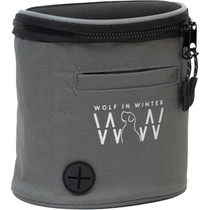 Сумка для ласощів Quickdraw для собак – сумка для дресирування з тримачем клікера та диспенсером для відходів – зручна сумка для ласощів для собак – міцна, світловідбивна (Чорна)