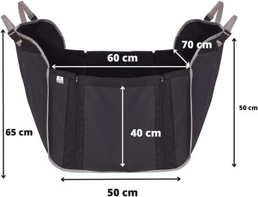 Накидка на сидіння автомобіля для собак - чорна, водовідштовхувальна, антиковзаюча, захист від бруду та подряпин, для собак середніх та маленьких порід, цуценят