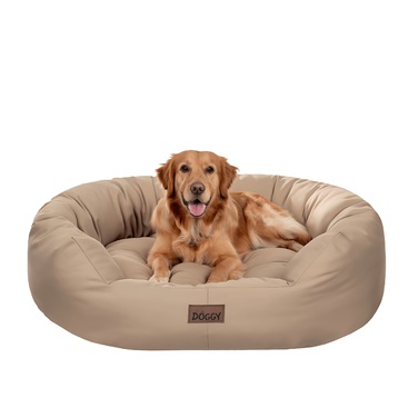 Лежак для собак Doggy, бежевий, 114 см x 94 см