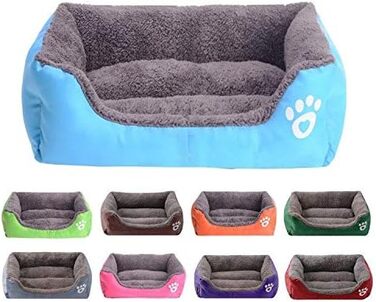 Ліжко для собак, подушка для тварин, кошик для котів, ліжко для собак, місце для сну, розміри S-XXXL (Червоний, XXL) XXL Червоний