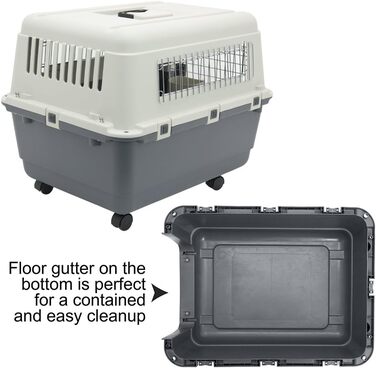 Кіязка для собак SportPet Designs Medium - пластикова, коліщатка, розмір L (67x51x47 см)