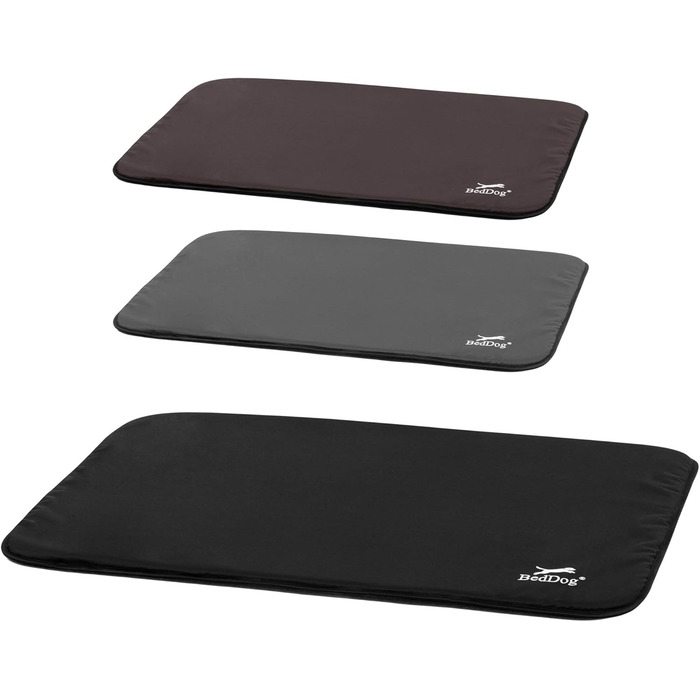 Килимок для собак BedDog® CORA - зручне ліжко для тварин з Cordura, чорний (60x40 см)