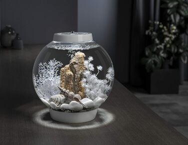 Акваріум біOrb CLASSIC 15 LED, 15 л, білий, комплект із LED підсвіткою та фільтром, акриловий
