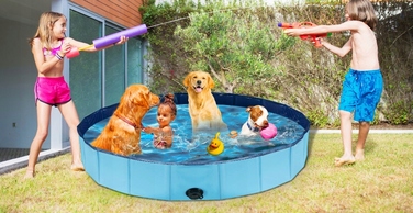Складальний садовий басейн для собак, тварин та дітей 100*30 см