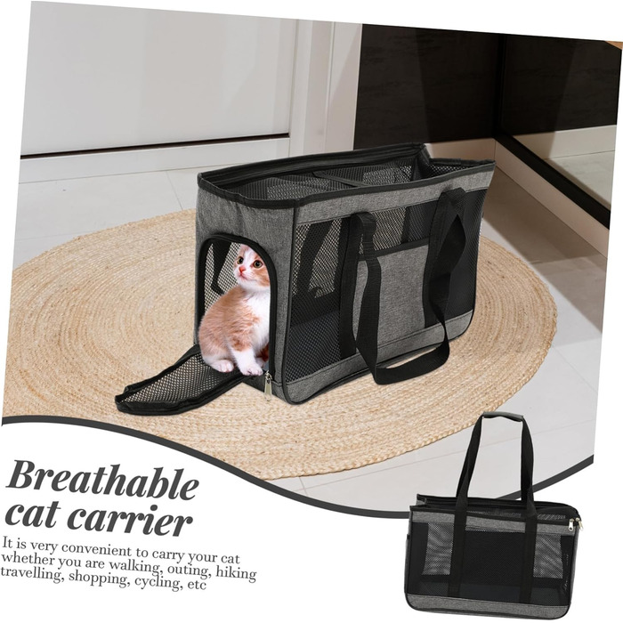 Транспортна сумка для тварин Cosmevivi: переноска для котів та собак, дихаюча, з оксфордської тканини
