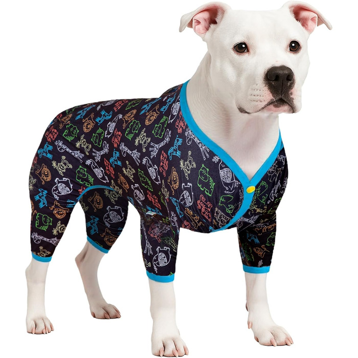 Піжама для собак LovinPet Dobermann, розмір XXL, захист від сонця, дихаючий матеріал, принт 'Джунглі'