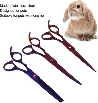 Професійний набір ножиць для грумінгу собак, інструмент для догляду за тваринами, для собак, котів та інших тварин