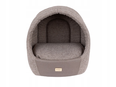 Лежанка для собак Amiplay Milano Buda овальна, бежева, розмір M