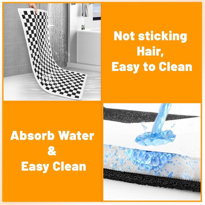 Килимок для собак на заднє сидіння авто, XL, 59.6' x 28.5' (59.6' x 28.5', Чорний у клітинку)