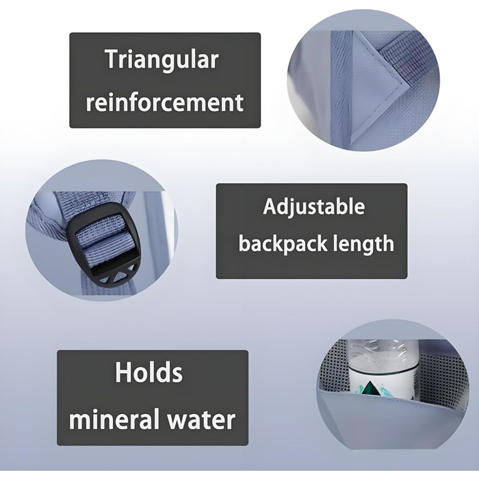 Рюкзак для кота з сіткою, портативний та складаний, переноска для домашніх тварин, дихаючий та складаний рюкзак для домашніх тварин, з прозорим вікном, для тварин до 6,5 кг