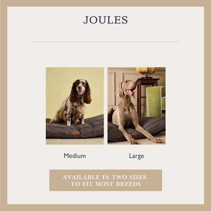 Килимок для собак Rosewood x Joules Festival Floral - розкішне ліжко для середніх собак, миється, з антиковзким дном