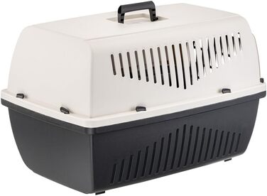 Переноска для котів та собак Ferplast SKIPPER 3, 62x41x38 см, пластик, бежева