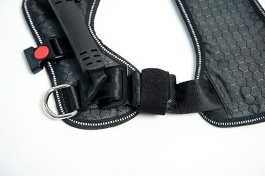 Плед-пояс для собак DogMaster 2.0, чорний, розмір M