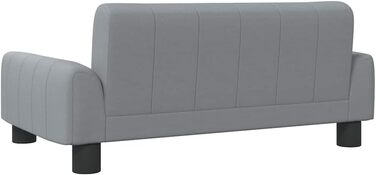 Крісло-ліжко для собак, м'яке ліжко для тварин, ліжко-софа для маленьких собак, котів, сірого кольору, тканина, 70 x 45 x 30 см