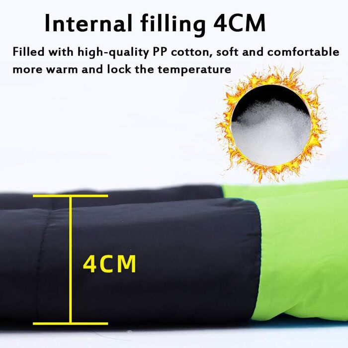 Водонепроникний зимовий одяг для собак: теплий куртка-манжетка для маленьких та середніх собак, зелений S