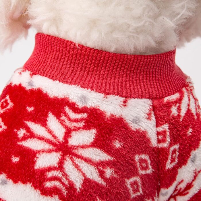 Теплий пуловер для собак та котів, 3 шт. в наборі, для дівчаток та хлопчиків, зимовий халат-сорочка (Рожевий, Бузковий, Рожево-червоний, X-Large, Різдвяний червоний)