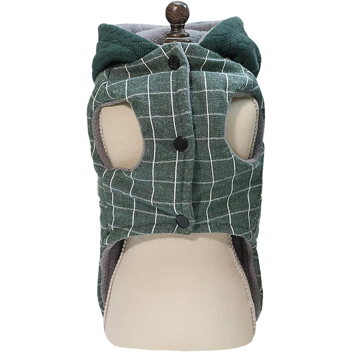 Теплий зимовий одяг для собак: куртка-худі для маленьких та середніх собак і котів (XL, зелений)