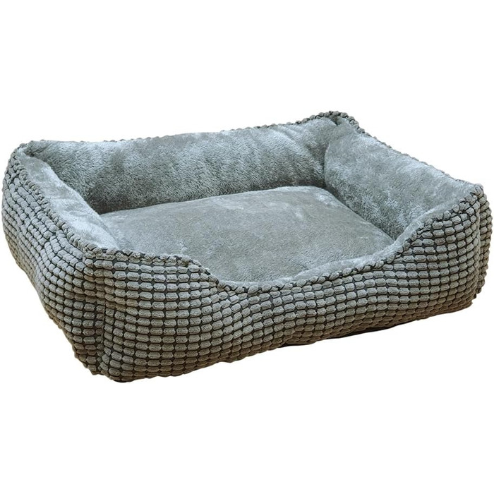 Ліжко для собак Nobby Komfortbett Classic Garik, темно-сірий, 80 x 70 x 22 см