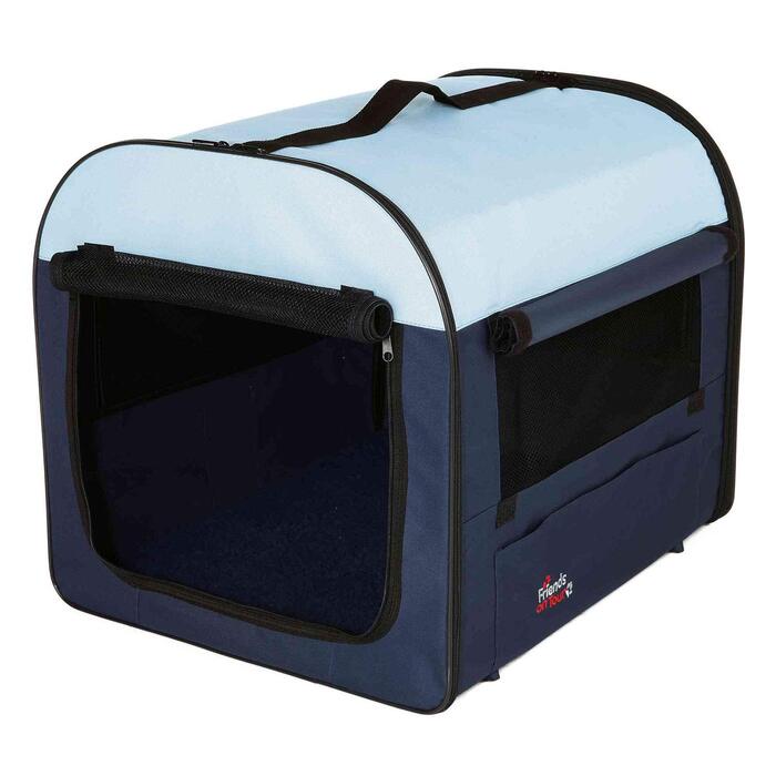 Транспортувальна сумка-переноска для собак TRIXIE Basic XS-S (40x40x55 см) з сіткою, флісовим дном, кишенями та сумкою для перенесення