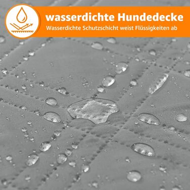 Водонепроникний килимок для собак Pick for Life, 208x304 см (Сірий) - захист дивану та ліжка