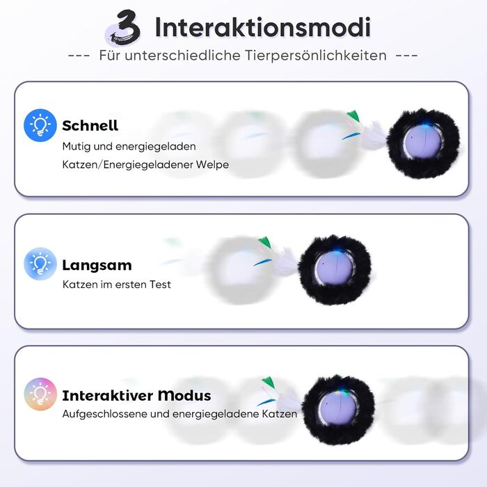 Іграшка для котів GoldenSun: м'ячик-дзига з дзижчанням, килимок з мишками, 5-лочкове хованки, блакитний колір