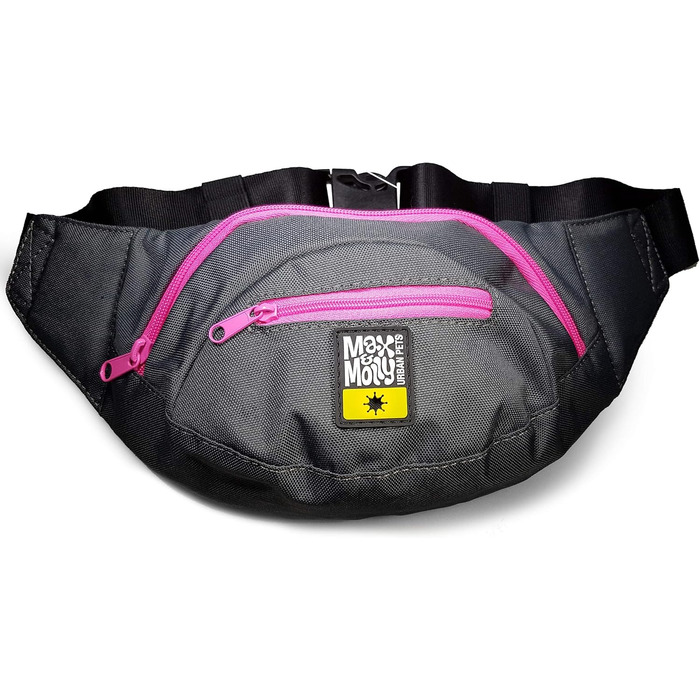 Сумка для тренування собак Max & Molly з декількома відділеннями, диспенсер для відходів, регульований розмір, блакитна