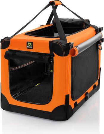 Maelson Soft Kennel Neon-Orange: М'яка переноска для собак, 62 см, Neon-Orange