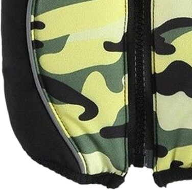 Зимовий теплий одяг для собак та котів: флісова куртка з блиском, розмір M та L, під поясний ремінь (M)