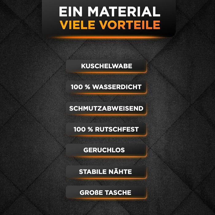 Захист для багажника автомобіля Dunlop - килимок для собак, водовідштовхувальний, з захистом краю багажника, килимок для собак, захист багажника, килимок для багажника автомобіля