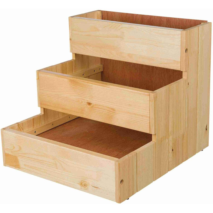 Сходи для домашніх тварин Trixie PetStair, 40×38×45 см, натуральне дерево